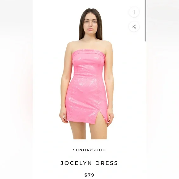 jocelyn pink sequin dress sunday soho | Dresses | Sunday Soho Joselyn Dress In Pink